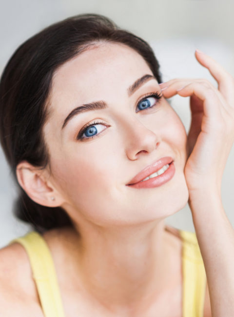 eyelash treatment patient | Gravity Medical Spa